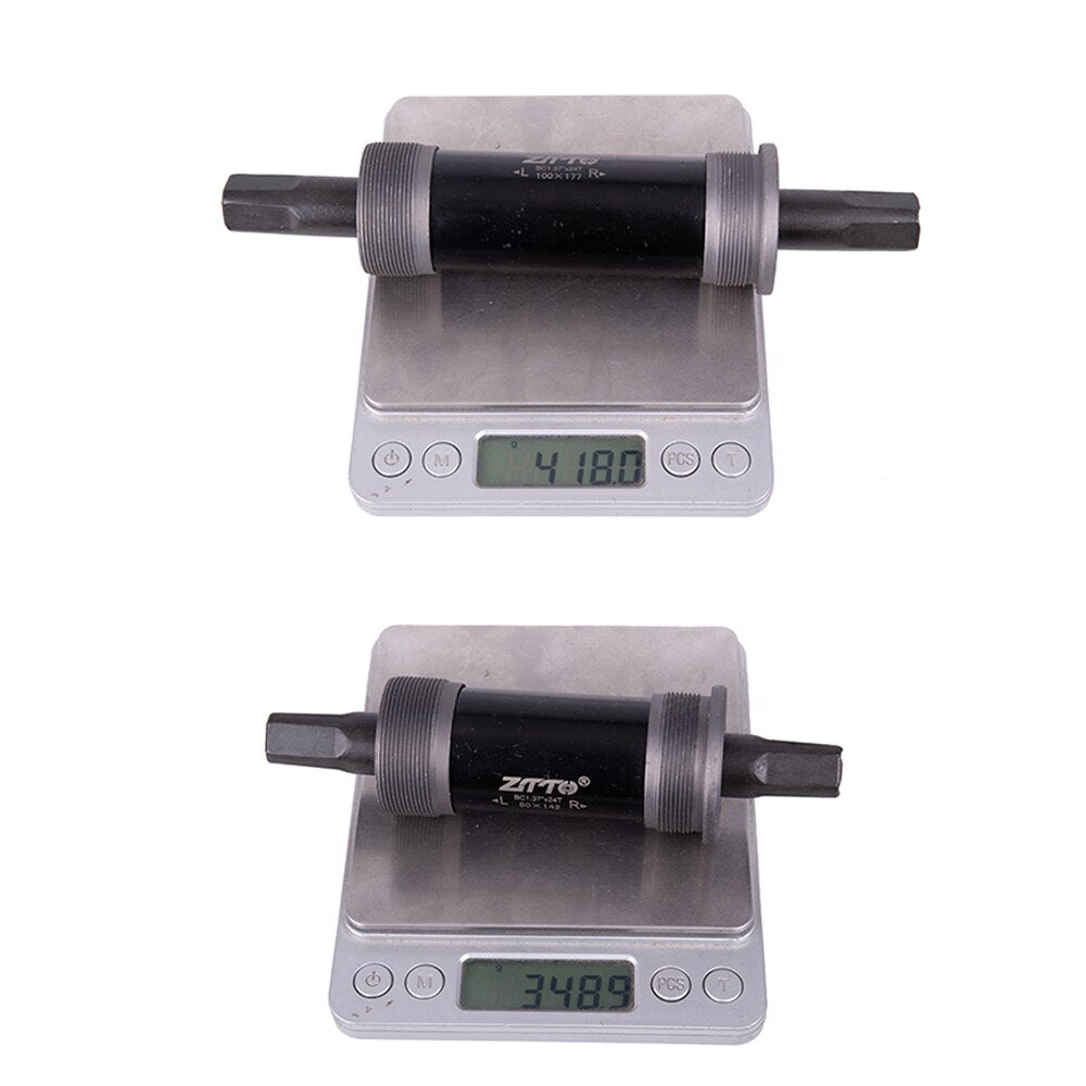 ZTTO Bicycle 80mm 100mm Square Tapered Bottom Bracket BSA 80x142 100x155 100x177 80 100 Axis For Quare Hole For Fat Snow Bike