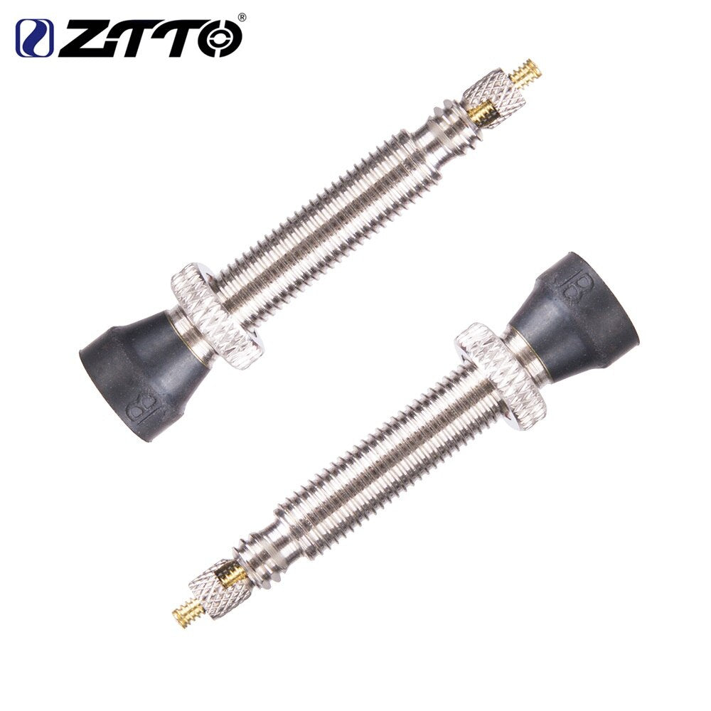 ZTTO Bicycle Parts MTB Road Bike Tubeless Valves FV French Tyre F/V No Tubes Presta Tire Conversion Kit 30mm