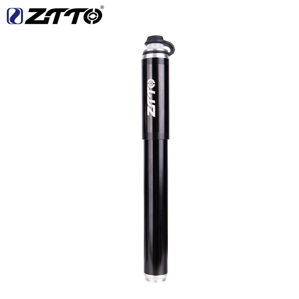 ZTTO 160PSI High Pressure Mini Portable Handle Bicycle Pump Schrader Presta Valv Bike Tire Ball Inflator Air Pump With Gauge