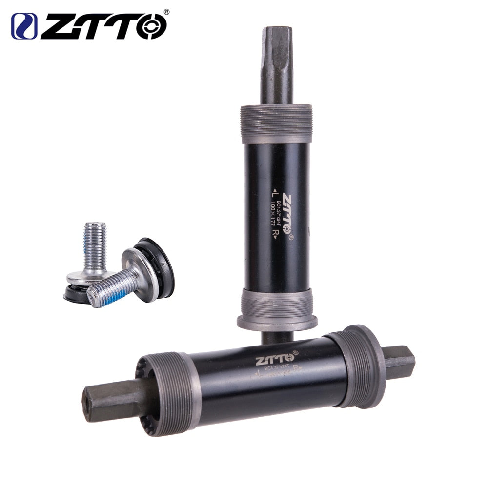 ZTTO Bicycle 80mm 100mm Square Tapered Bottom Bracket BSA 80x142 100x155 100x177 80 100 Axis For Quare Hole For Fat Snow Bike