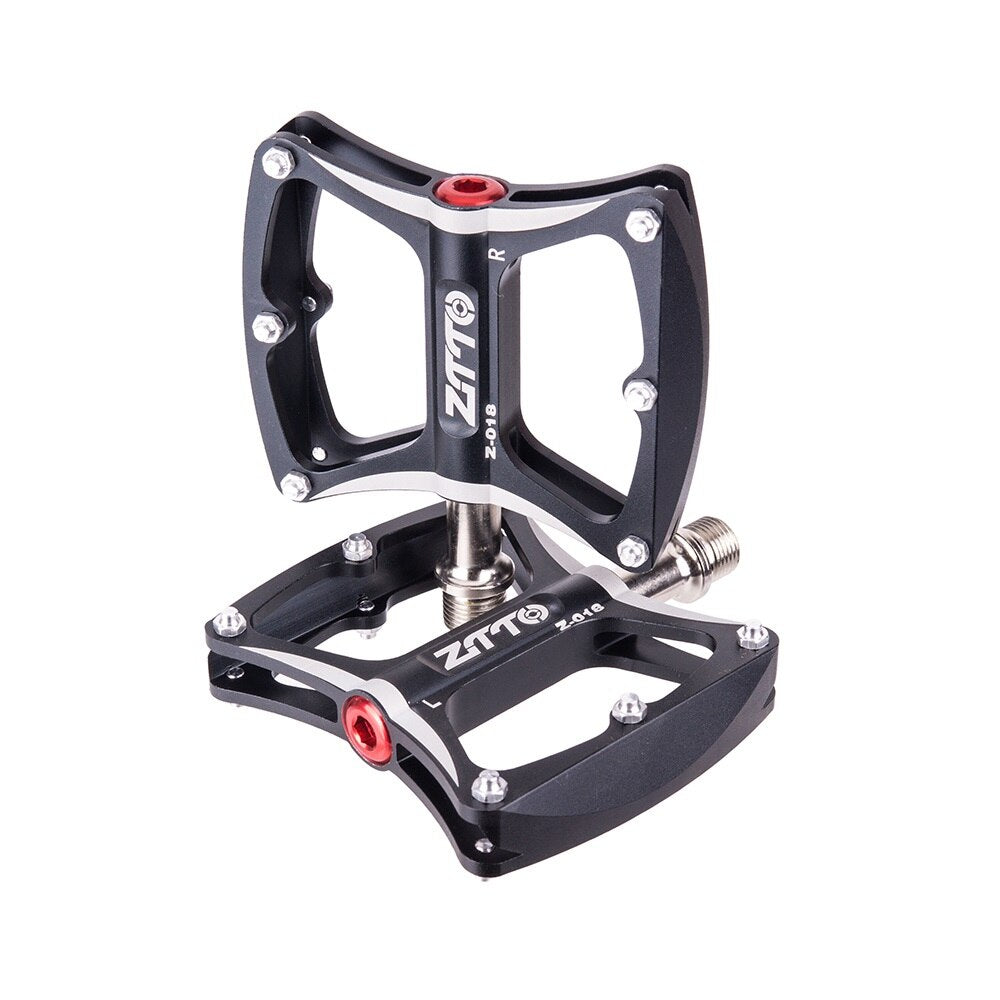 ZTTO Bicycle Parts MTB Bike Aluminum Alloy Ultralight Bicycle Pedal 4 Bearings CNC Non-slip Bicycle Pedals Antiskid Riding Pedal
