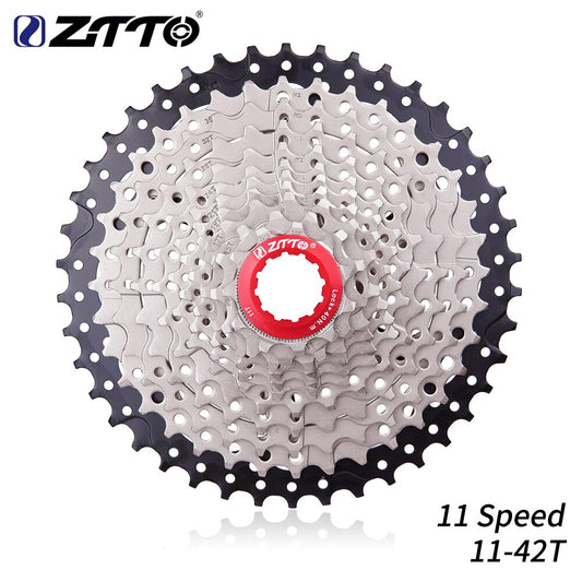 ZTTO Bicycle Freewheel 11S 11-42T Cassette MTB Moutain Bike 11 Speed Flywheel Sprocket Compatible for Bike Bicycle Parts