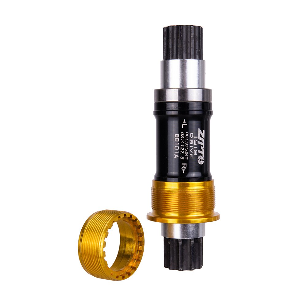 ZTTO Bike Trials ISIS Bottom Bracket 124.5mm 127.5mm BSA68 10 thread bicycle BB for BMX Bike trial Steel Axle BB spindle