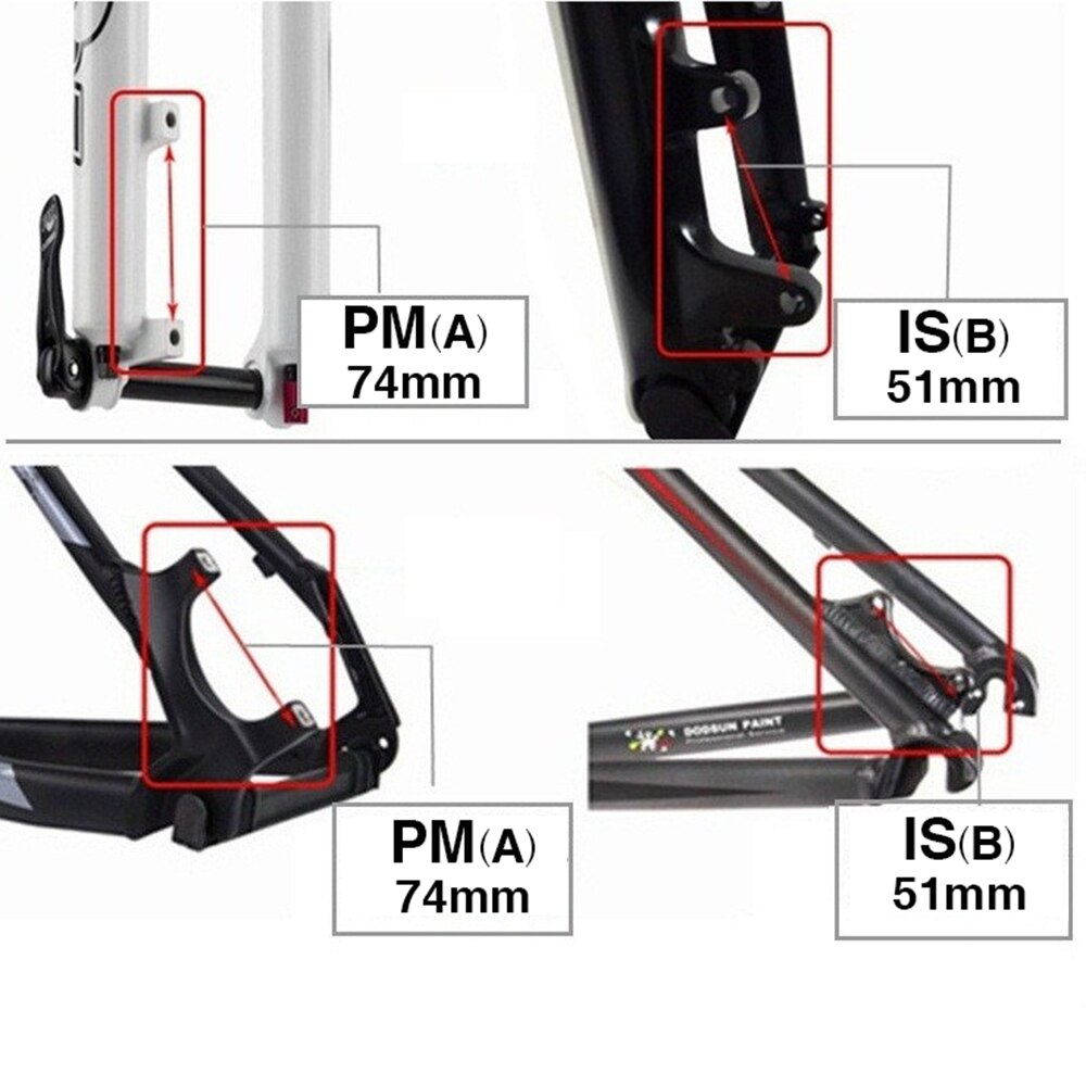 ZTTO MTB Disc Brake Mount Adapter Bracket IS PM To PM Disc Brake Spacer CPS washer Adaptor For 140 160 180 203mm Rotor