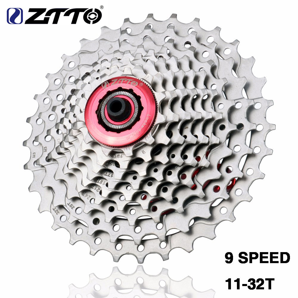 ZTTO MTB Mountain Bike Cassette Sprockets 9 Speed 11-32T For M370 M430 M4000 M590 M3000 Bicycle Flywheel Ratios