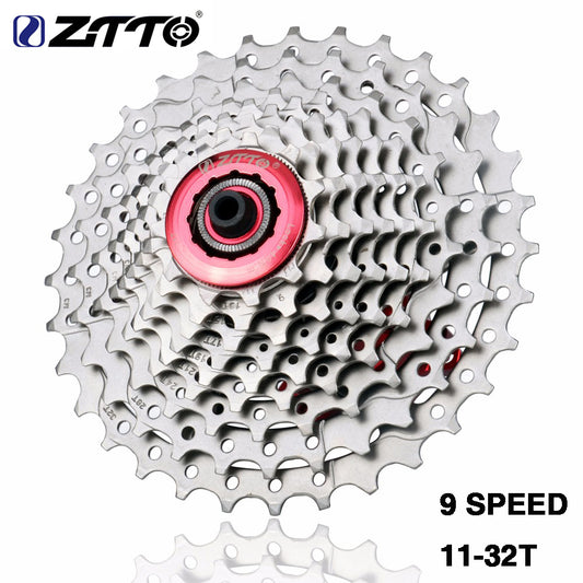 ZTTO MTB Mountain Bike Cassette Sprockets 9 Speed 11-32T For M370 M430 M4000 M590 M3000 Bicycle Flywheel Ratios