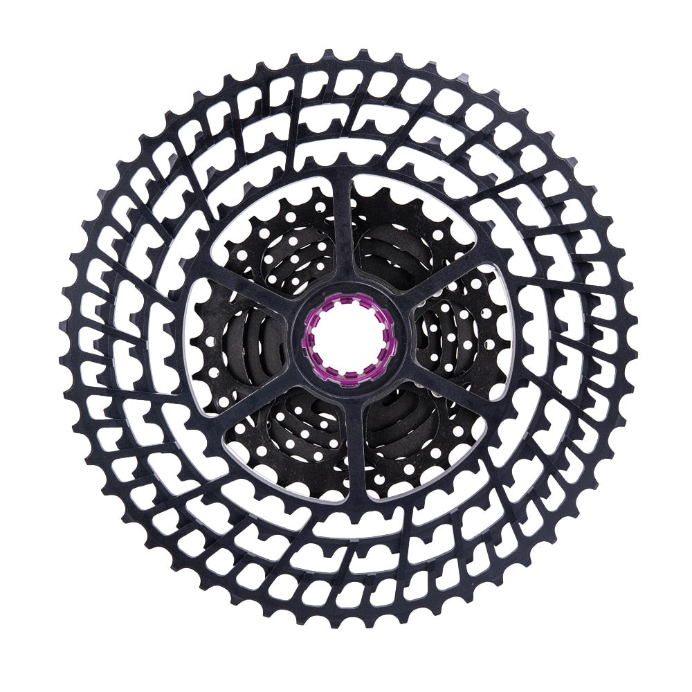 ZTTO 11s 11-52T SLR2 MTB Bicycle Cassette 11Speed Wide Ratio UltraLight 371g CNC Freewheel Mountain Bike Parts for X 1 9000