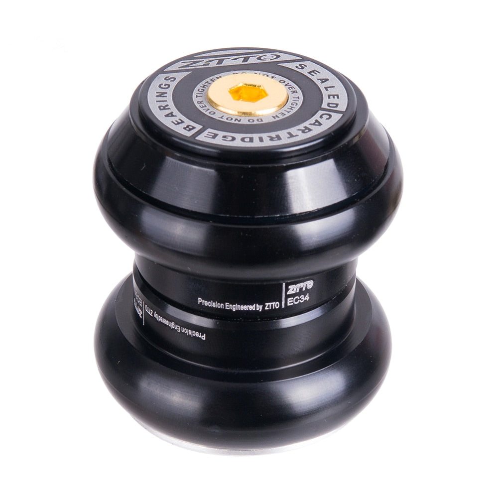 ZTTO 3434S MTB Road Bike Threadless Headset 34mm EC34 CNC 1-1/8 28.6 Straight Tube Fork 34 Conventional Threadless Headset