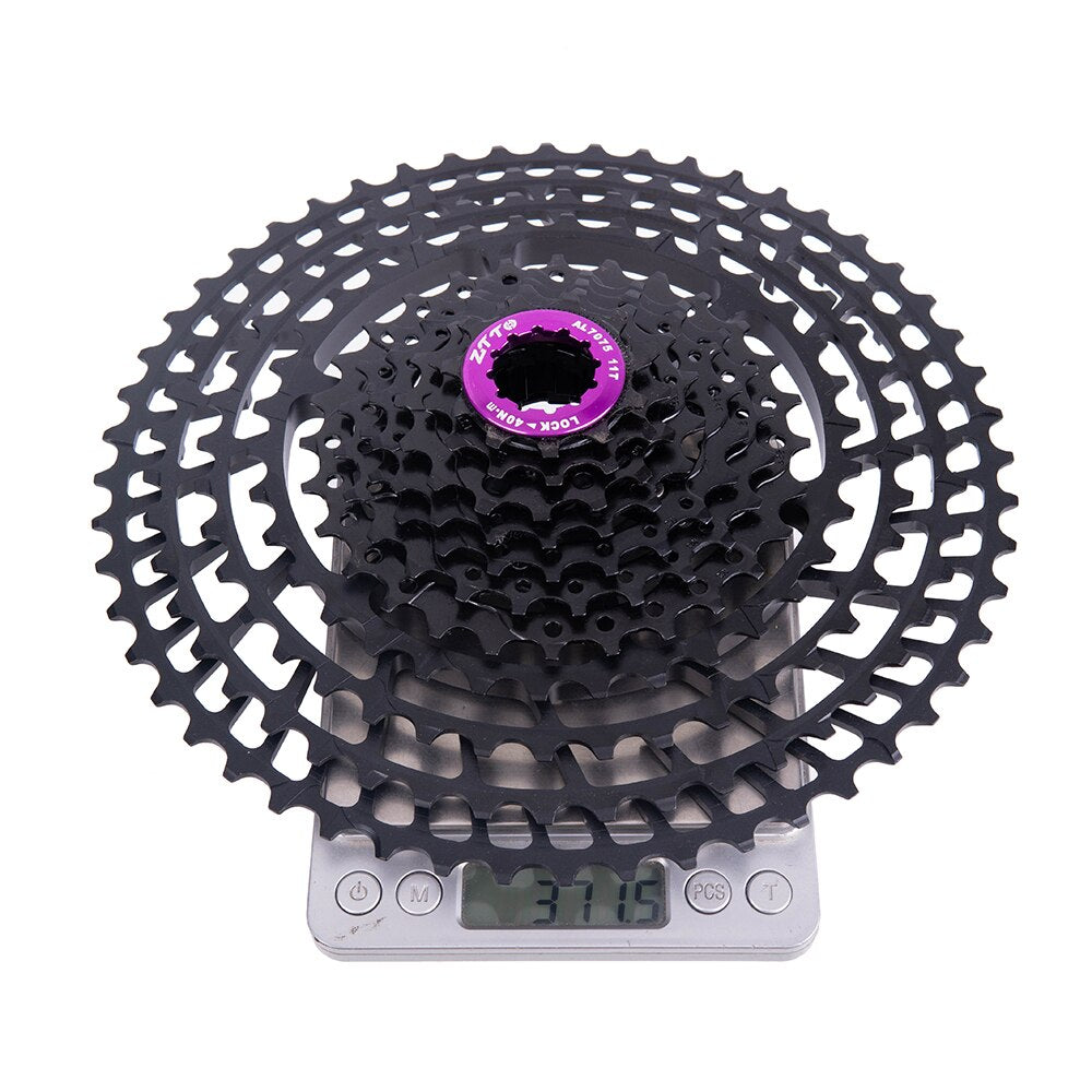 ZTTO 11s 11-52T SLR2 MTB Bicycle Cassette 11Speed Wide Ratio UltraLight 371g CNC Freewheel Mountain Bike Parts for X 1 9000