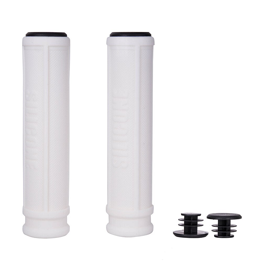 ZTTO 1 Pair Pure Silicone Gel Durable Shock-Proof Anti-Slip Bicycle Grips with Bar Plug For MTB Mountain Bike Road Bicycle Parts