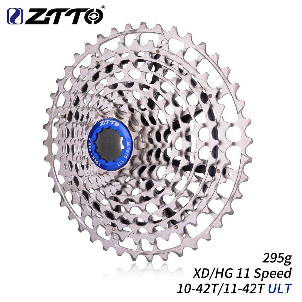 ZTTO Bicycle 11 Speed XD 10-42T Cassette Ultimate HG 11-42T 11Speed MTB Freewheel CNC Steel Sprocket for x1 xx1 m8000 xt