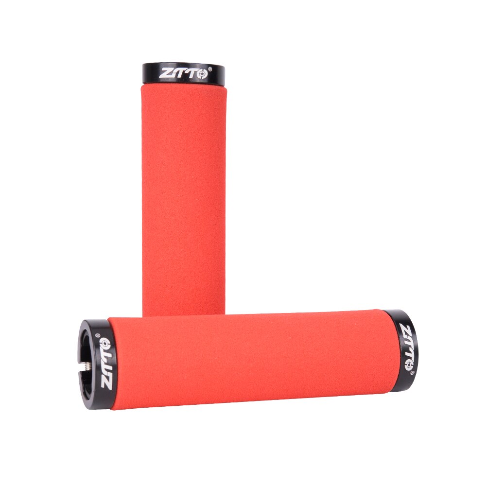 ZTTO Bicycle Parts MTB Bike Sponge Durable Shock-Proof Anti-Slip Grips Folding Bicycle Fixed Gear BMX with Bar Plug AG-36 1Pair