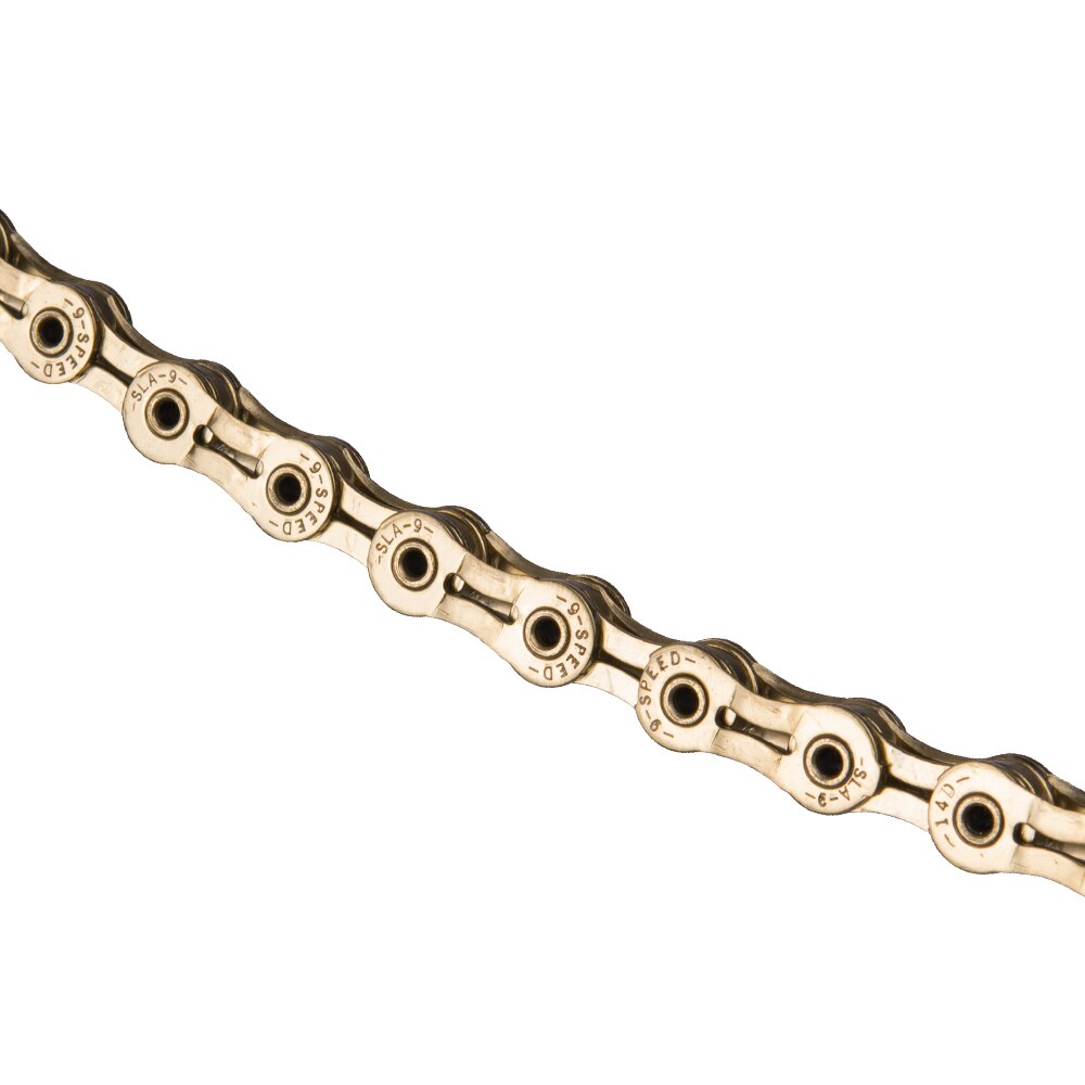 ZTTO Bicycle Parts MTB Road Bicycle 9 Speed Golden SLR Chain 9s 27s Bicycle Chain Ultralight Part Durable Gold