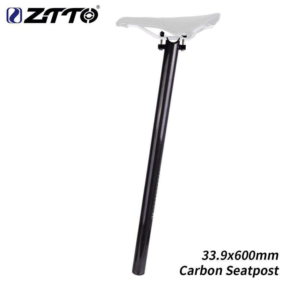 sattelstütze 600mm ZTTO Ultralight Bicycle SeatPost 33.9 600mm Folding Bike Seat Post Car