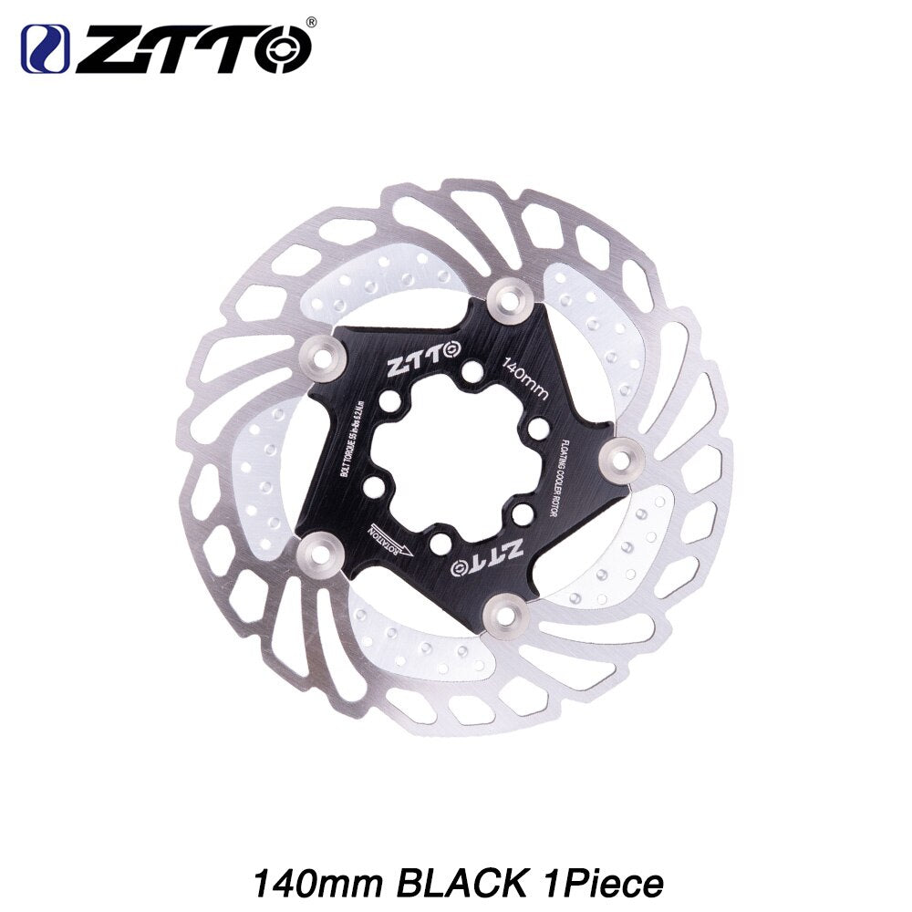 ZTTO Bicycle Brake Cooling Disc Floating Ice Rotor For MTB Gravel Road Bike 203mm 180mm 160mm 140 Cool Down Heat Sink RT99 RT86