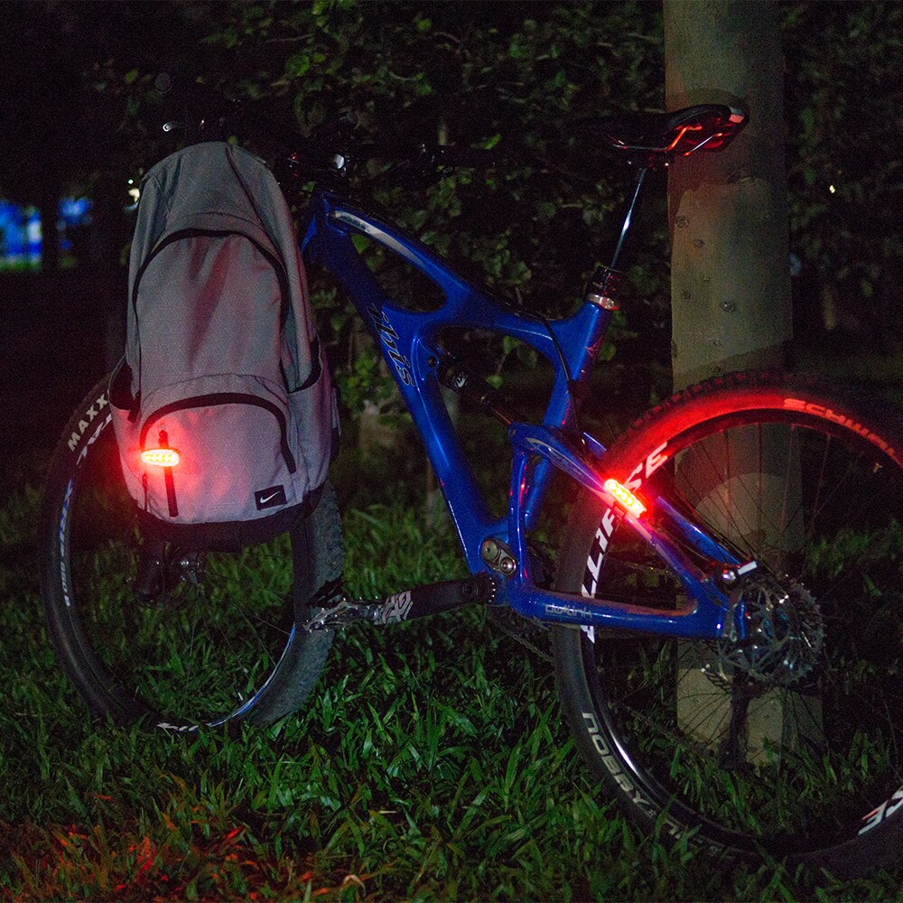 ZTTO LED Bicycle Tail Light Running Clip Bag USB Light Waterproof Outdoor Sports Li Battery Rechargeable Road Bike Bicycle WR03