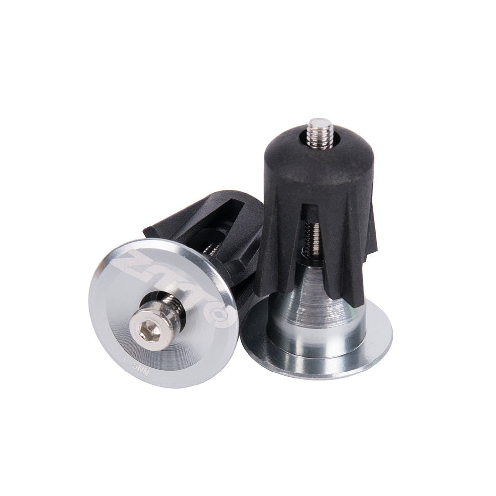 ZTTO Bicycle Parts Bicycle Handlebar End Plugs Handle Bar Caps Aluminum Alloy Handle Grip Bar End Stoppers 1 Pair