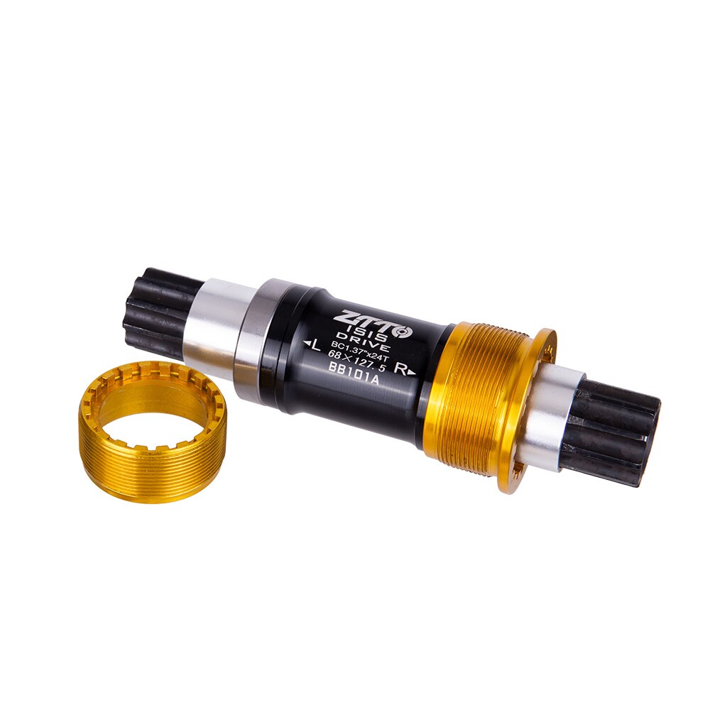 ZTTO Bike Trials ISIS Bottom Bracket 124.5mm 127.5mm BSA68 10 thread bicycle BB for BMX Bike trial Steel Axle BB spindle