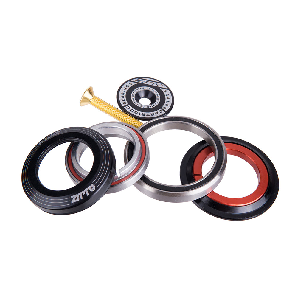 ZTTO Bicycle Parts MTB Road Bike Bicycle Headset 42mm 52mm CNC 1 1/8"-1 1/2" Tapered Tube Fork Integrated 4252ST