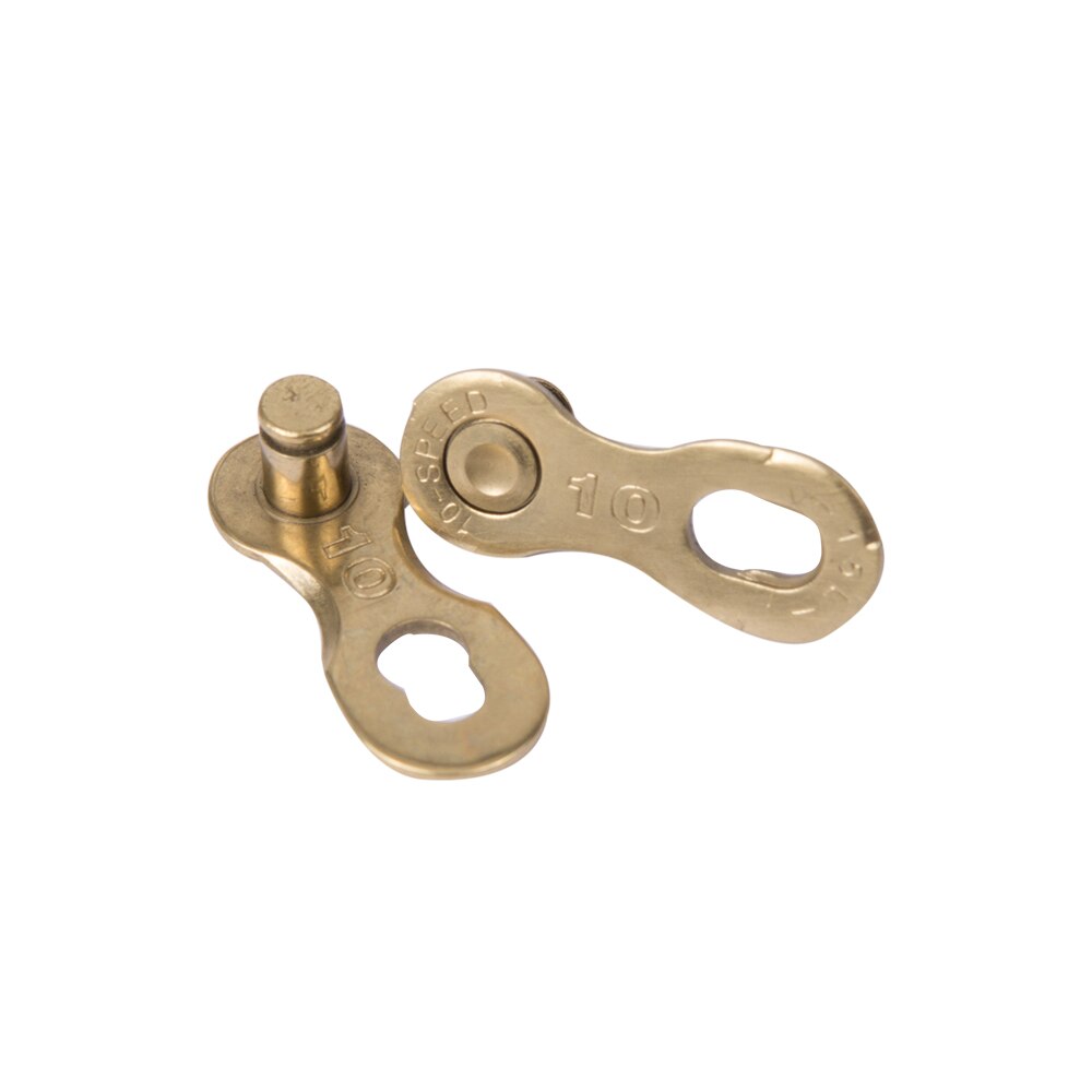 10S Bicycle Chain Golden Semi Hollow SL Road Bicycle Parts Durable Gold missing link Titanium nitride coating for Mountain Bike