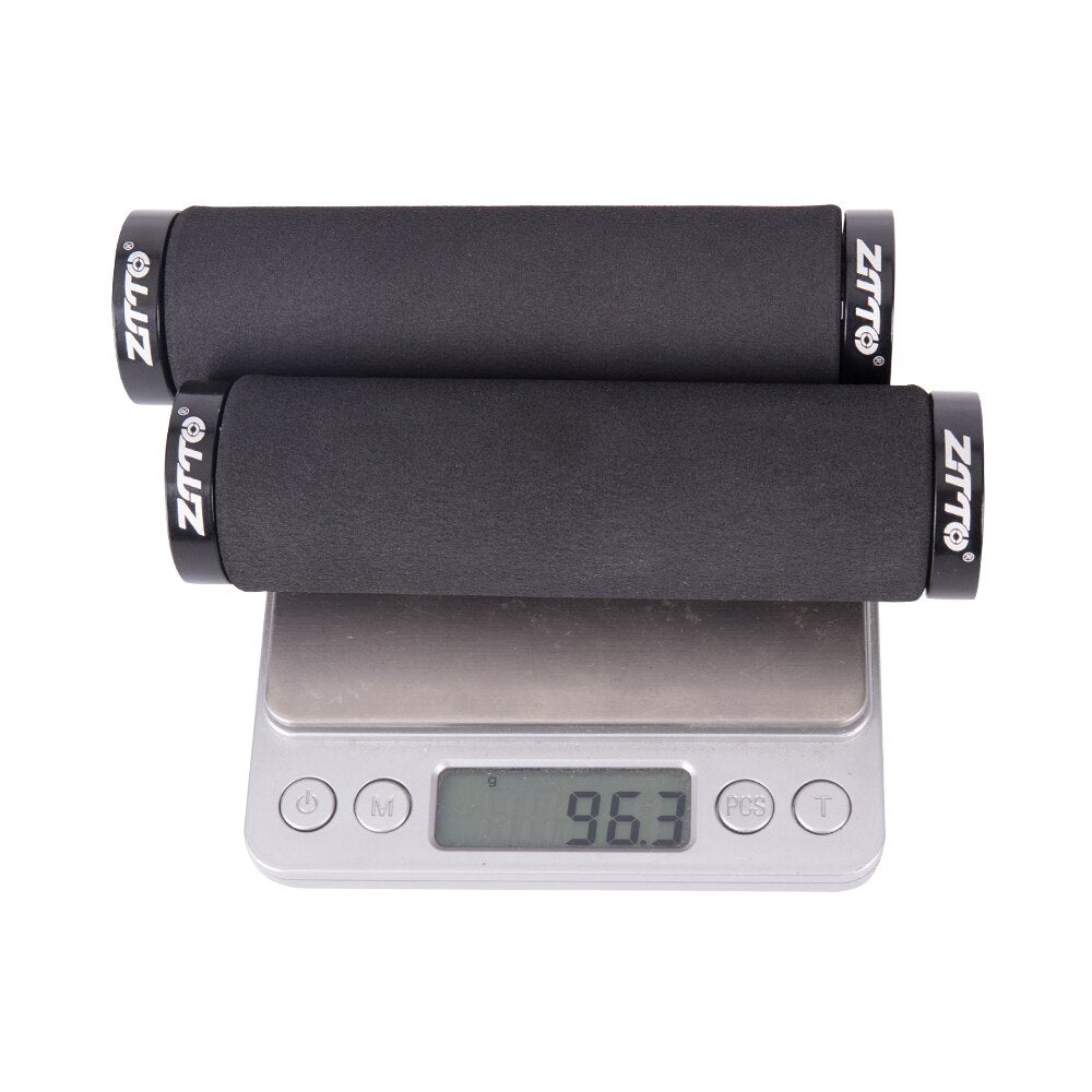 ZTTO Bicycle Parts MTB Bike Sponge Durable Shock-Proof Anti-Slip Grips Folding Bicycle Fixed Gear BMX with Bar Plug AG-36 1Pair