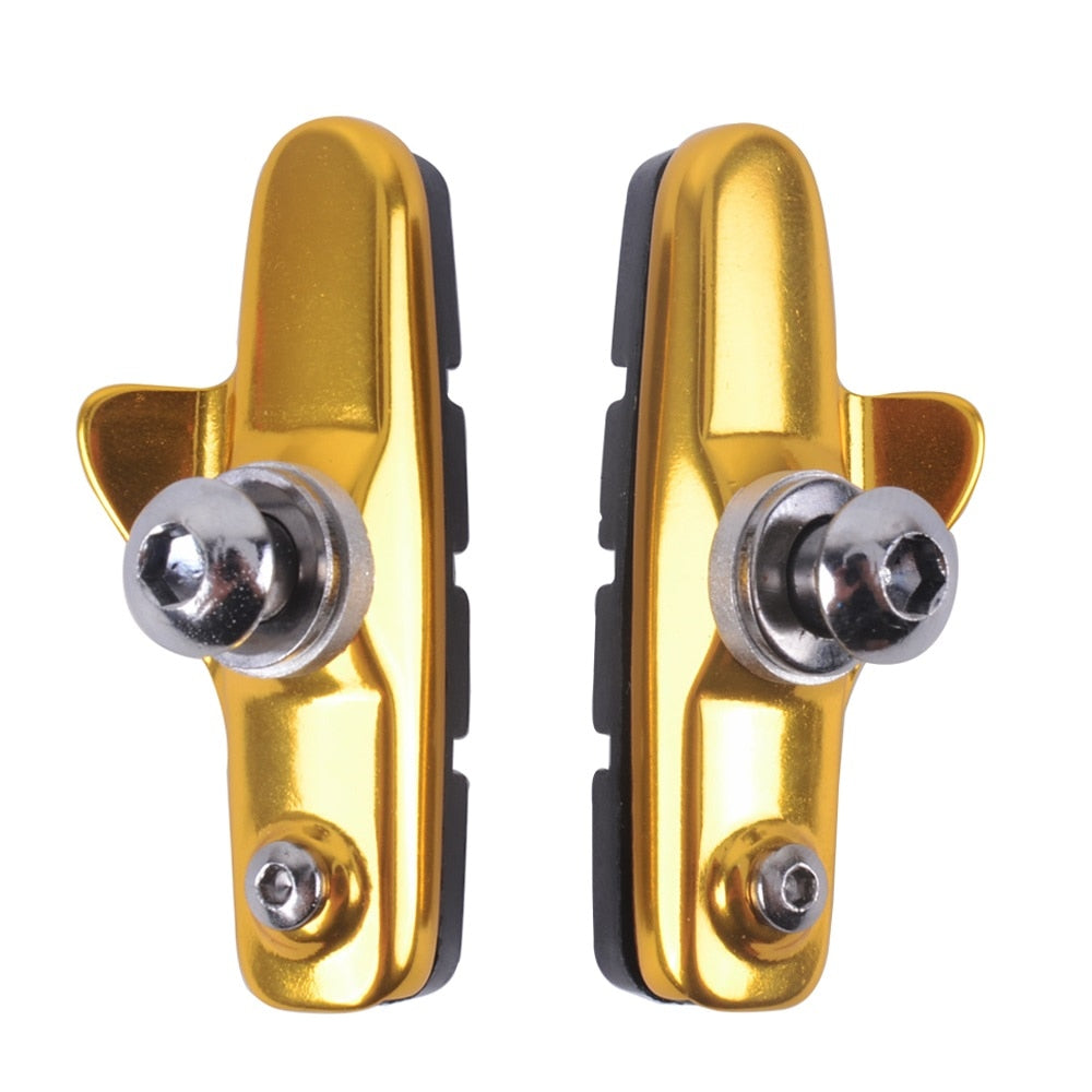 ZTTO Road Bike Brake Pads Rubber Brake Pad 1Pair Road Brake Block Braking Holder Shoes Cycle Brake Hoof Part Bicycle