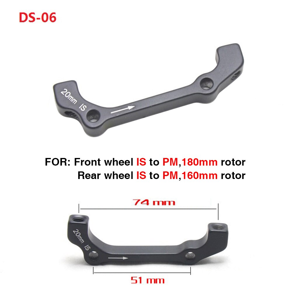 ZTTO MTB Disc Brake Mount Adapter Bracket IS PM To PM Disc Brake Spacer CPS washer Adaptor For 140 160 180 203mm Rotor