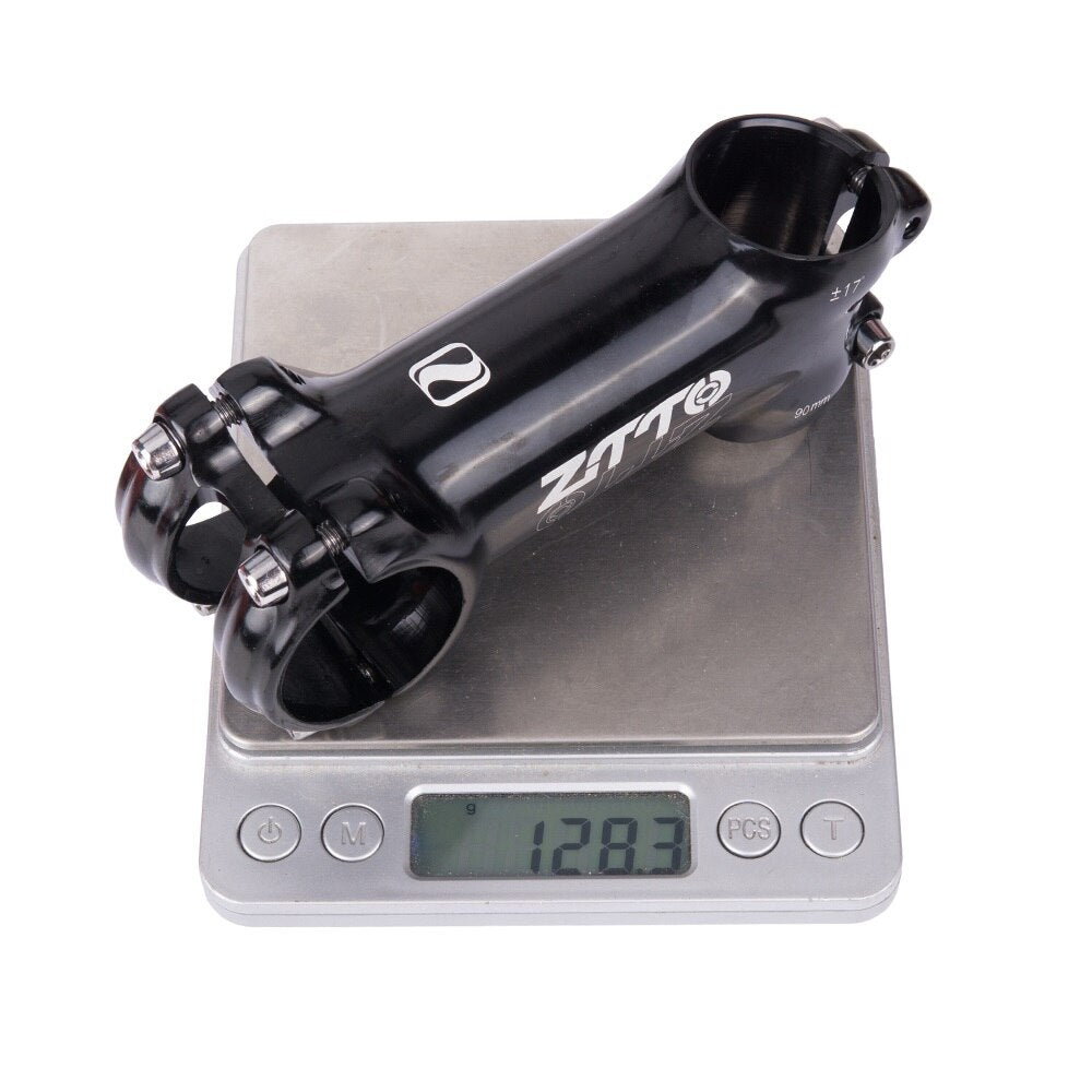 ZTTO Bicycle Parts MTB Road Bike 17 Degree Polished Bicycle Stem 90mm 100mm High Strength Lightweight 31.8mm AL6061
