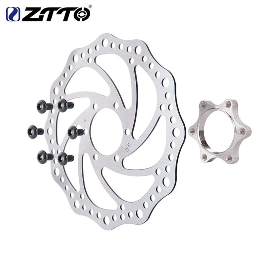 ZTTO Bicycle Parts MTB Bike Freewheel Threaded Hubs Disk Brake Rotor with 6Bolt Flange Adapter