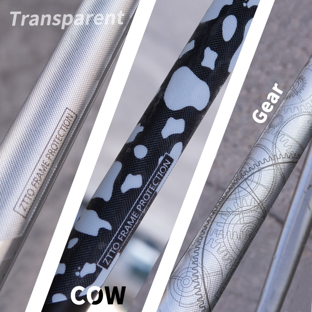 ZTTO Bicycle Frame Protector Stickers 3D Scratch-Resistant Sticker Best Glue Removeable For MTB Road Bike Push Guard Frame Cover