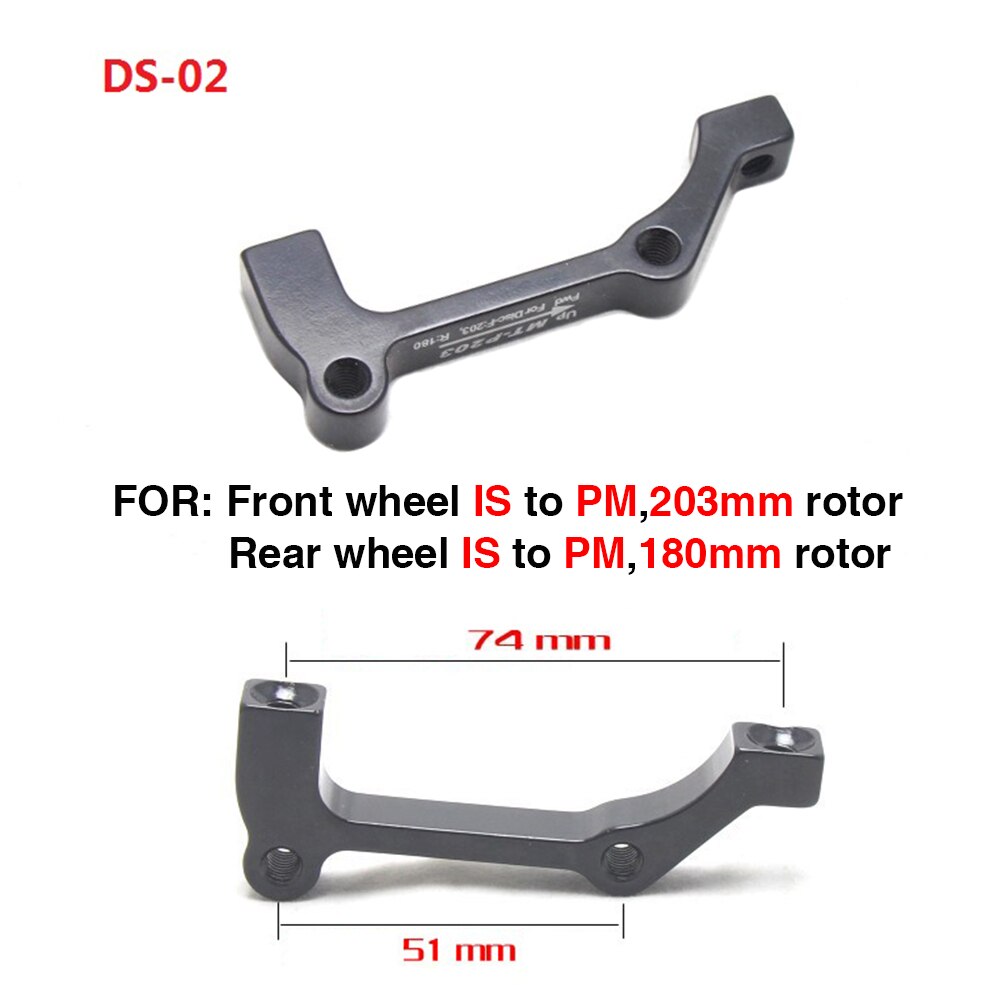 ZTTO MTB Disc Brake Mount Adapter Bracket IS PM To PM Disc Brake Spacer CPS washer Adaptor For 140 160 180 203mm Rotor