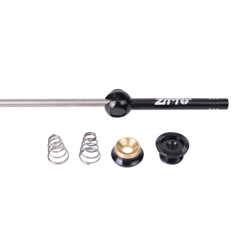 ZTTO Bicycle Accessory MTB Road Bike QR Ti Skewers Ultralight 9MM 5MM Quick Release 100 135 Hub Reliable Axle 1 Pair