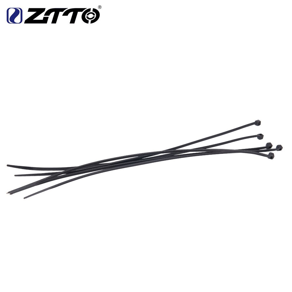 ZTTO Bicycle Parts MTB Cable Hose Guide Frame Rubber Protector C Buckle Self-locking Ties Wire Zip Tie For Disc Brake