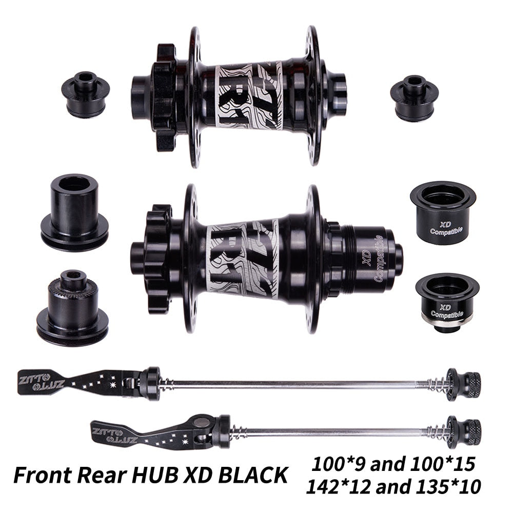 ZTTO Ratchet 54T Disc Brake MTB Hub 32H 32 Hole Thru Axle Maza Quick Release XD HG MS Núcleo Eccentric 142x12 135 Sealed Bearing