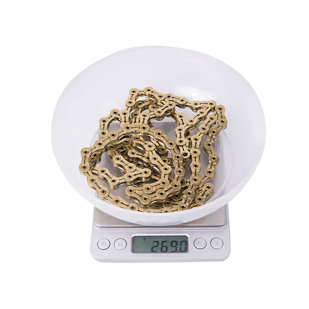 ZTTO MTB Bike 9 Speed Golden Chain missing link 9s Chain ultralight Part Durable Gold for Mountain Road Bicycle