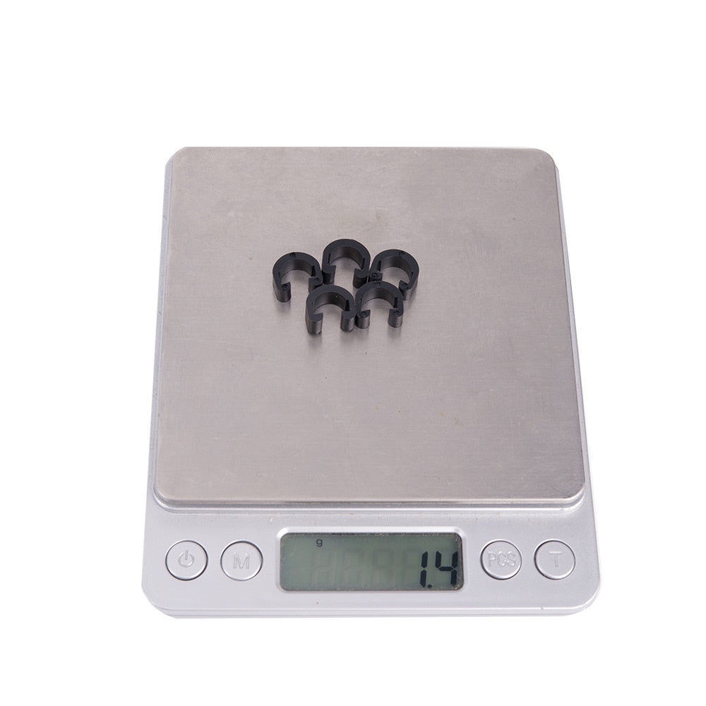 ZTTOBicycle MTB Disc Brake Cable Sets Pipe Line Deduction Transmission Pipe Plastic C type Buckle Snap Clamp for Disc Brake Hose
