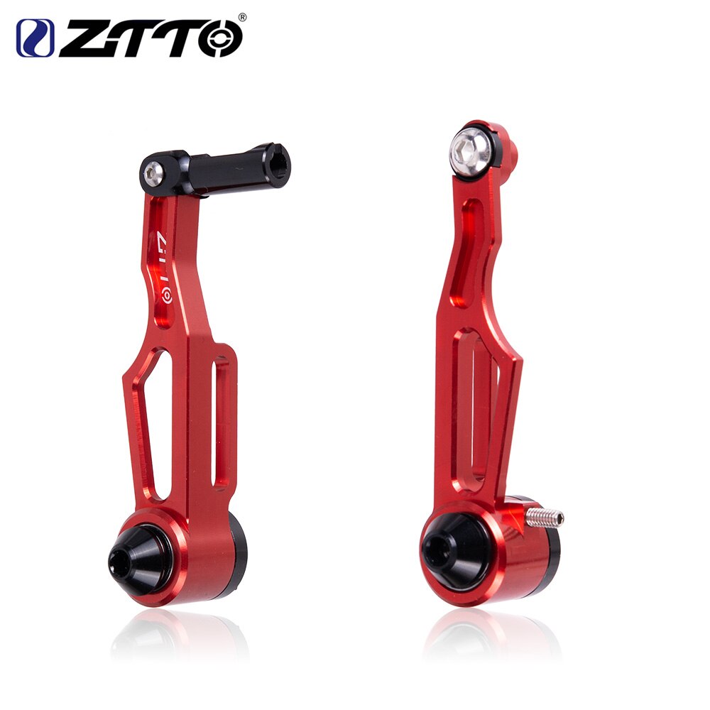 ZTTO Ultralight Folding Bike V-Brake Caliper CNC V Brake Lever Kid Bicycle Rim Brakes Lightweight Set Adjustable