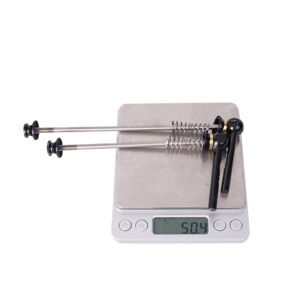 ZTTO Bicycle Accessory MTB Road Bike QR Ti Skewers Ultralight 9MM 5MM Quick Release 100 135 Hub Reliable Axle 1 Pair