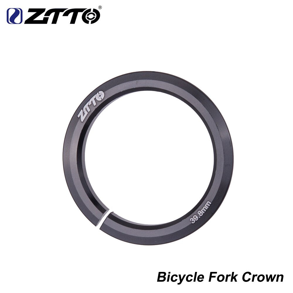 ZTTO Bicycle Parts Bike Headset Base ring Tapered Fork Open Crown Diameter for 1.5 inch Fork 52mm 54mm Aluminum Alloy