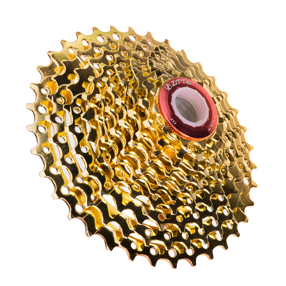 ZTTO 10 Speed Gold Freewheel 10s Cassette 11-36 T Golden Flywheel durablefor M610 XT M785 SLX M670 M975 K7 NX GX MTB parts