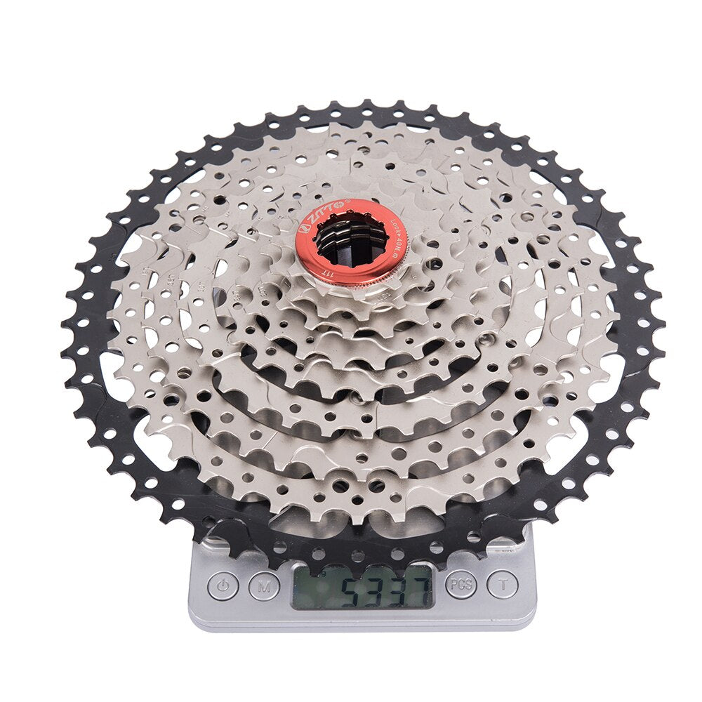 ZTTO MTB 9 Speed 11-50T Cassette Mountain Bike Sprockets 9s Flywheel 50T 9v K7 Wide Ratios 9speed Compatible M430 M4000 M590