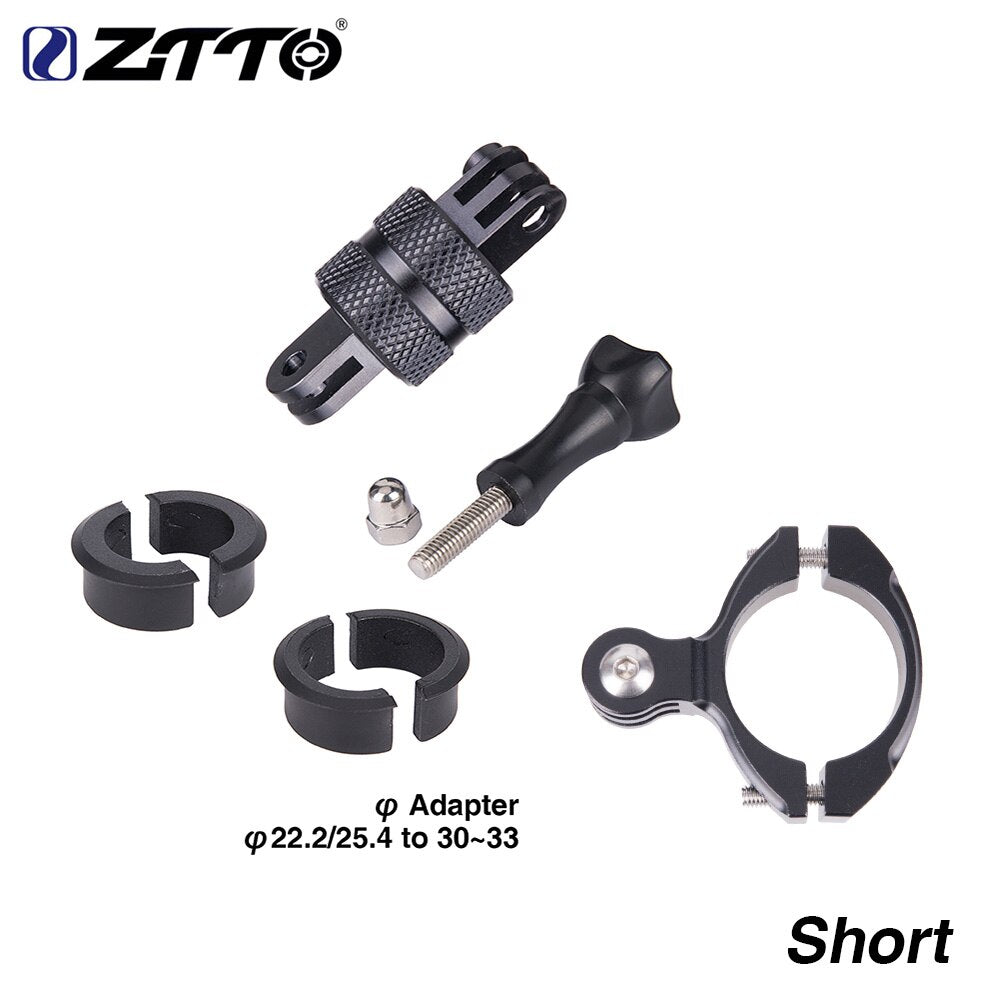 ZTTO Bicycle Parts MTB Road Bike Handlebar Rotatable Camera Mount Holder Adapter Bracket For Gopro For Xiaomi For Virb