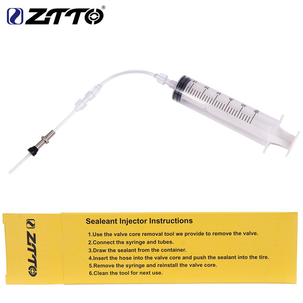 ZTTO Tubeless Sealant Injector Valve Remove Tool For MTB Road Bike Tubeless Tire UST Tyre No Tubes For FV Franch