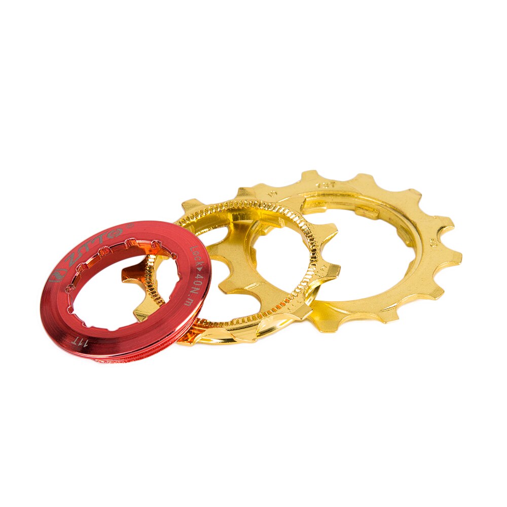 ZTTO 10S 11-42T Cassette Gold 10 Speed Freewheel MTB Mountain Bike Bicycle Steel Golden Sprockets for parts System