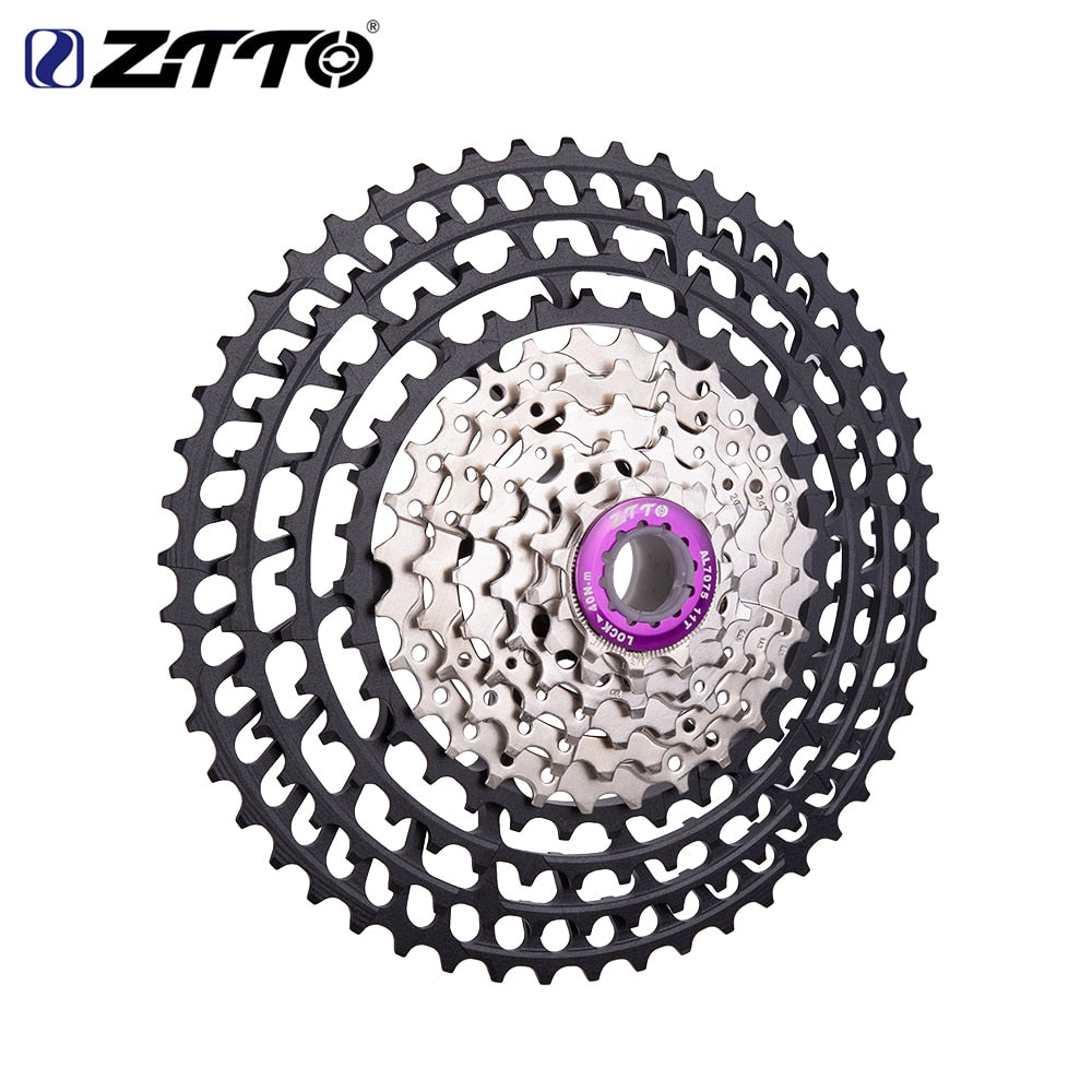 ZTTO MTB 10 Speed 11-50T SLR2 UltraLight Cassette For M7000 m6000 10s 50T k7 360g CNC Freewheel Bicycle Sprockets