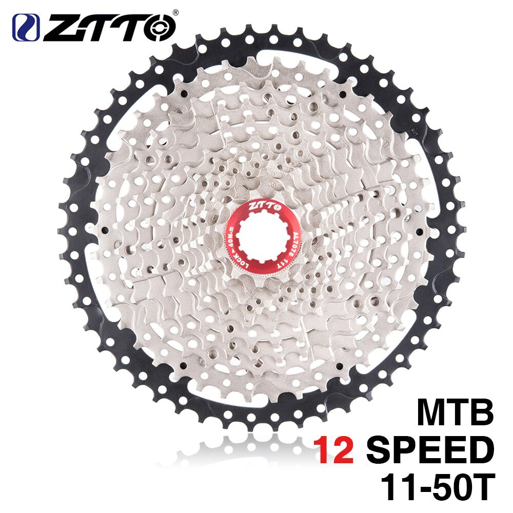 ZTTO 12s 11-50t Cassette 12 Speed 11-50t Bike Wide Ratio Freewheel MTB Mountain for K7 Eagle XX1 X01 X1 GX Bicycle Parts