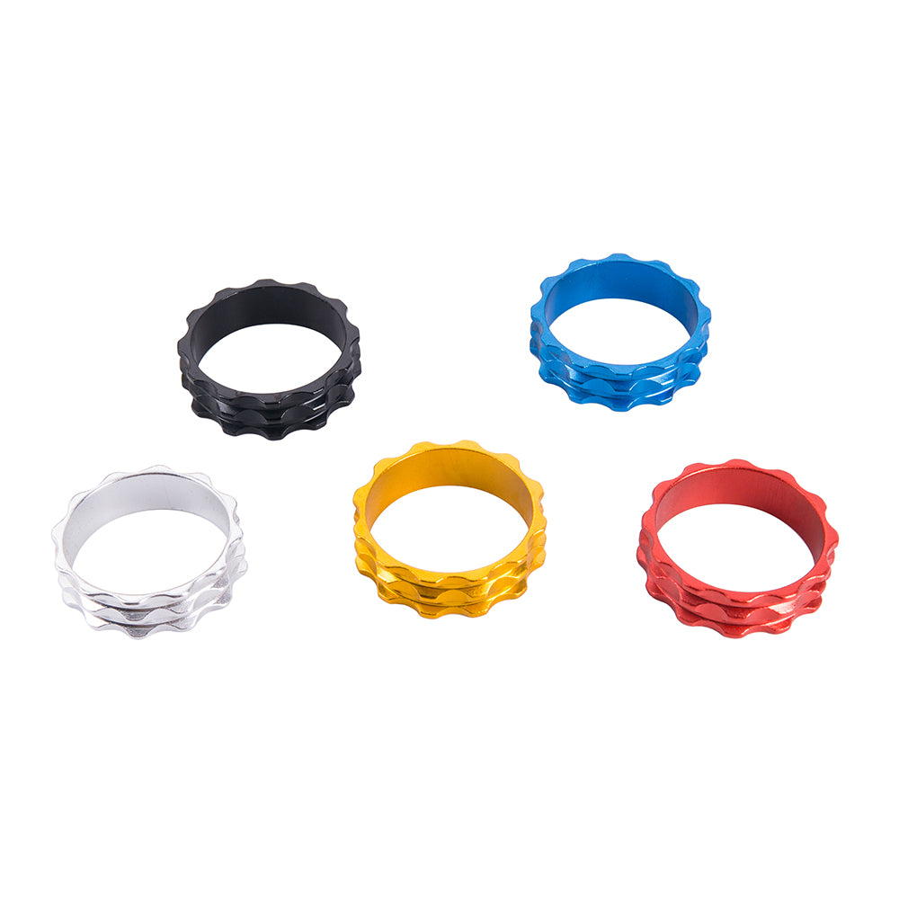 ZTTO Bicycle Headset Washers5pcs Spacer Ultra-Light Aluminum Alloy Gaske Headset Fork Spacer CNC Parts 10mm