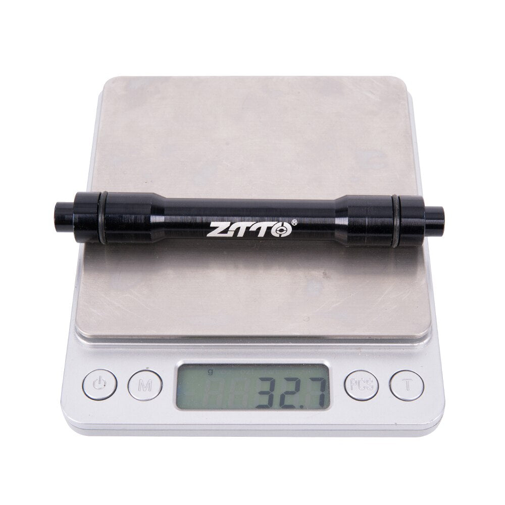 ZTTO MTB Road Bike Front Wheel 15mm to 9MM QR Skewers 15mm to 12mm Thru Axle Adapter 100x15 to 100x12 or 100x9 Quick Release hub