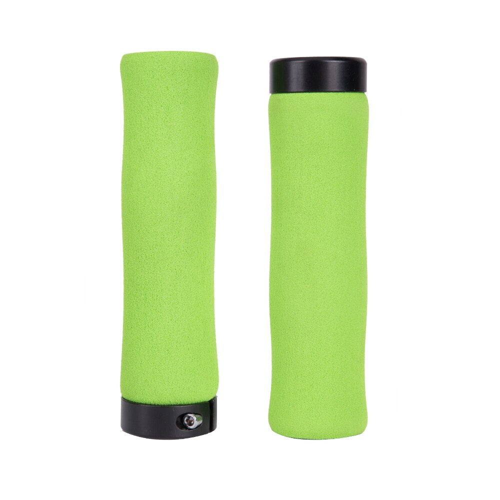 ZTTO Bicycle Parts MTB Sponge Durable Shock-Proof Anti-Slip Lock Grips For MTB Bike With Bar Plug AG28 1Pair