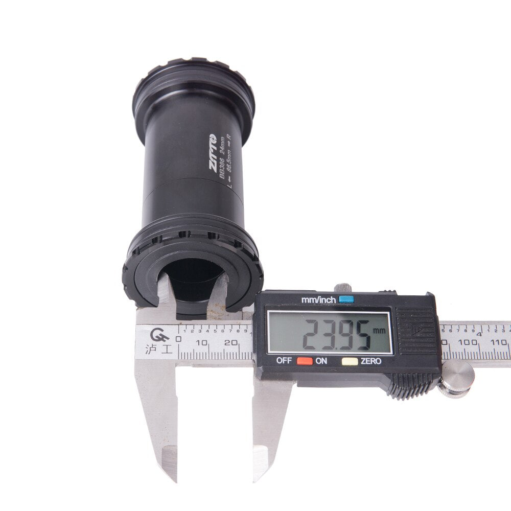ZTTO BB386 CERAMIC 24 EVO Threaded Lock Press Fit Bottom Bracket for 386 Frame to 24mm Crankset Quality Center Adapter